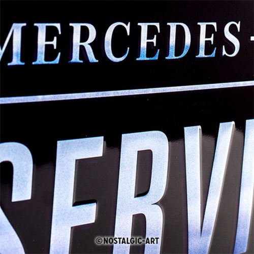 Blechschild Mercedes Service 2